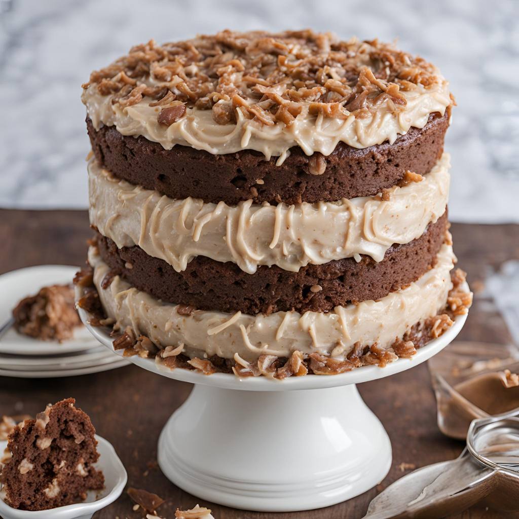 old fashioned german chocolate cake icing