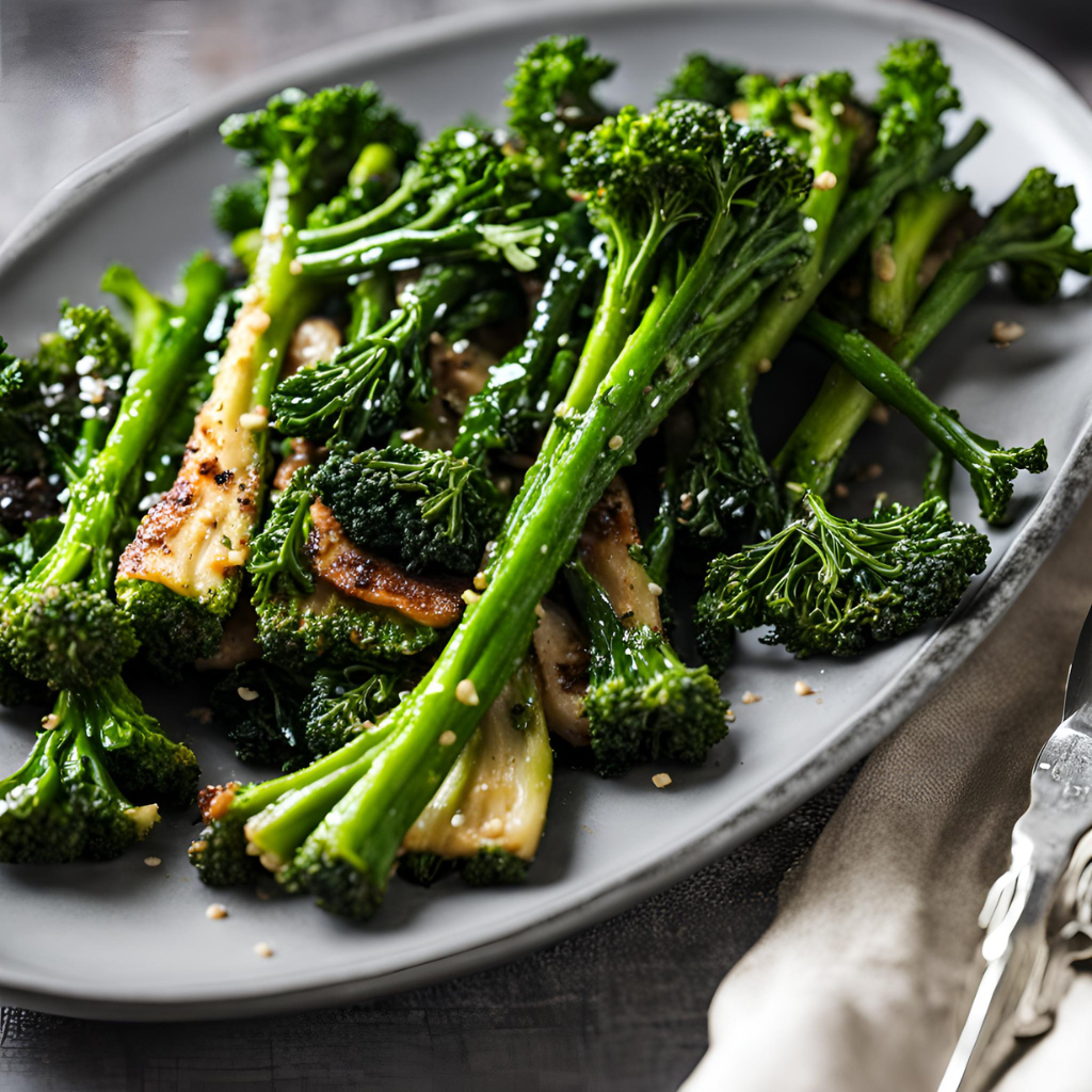 pan fried broccolini 