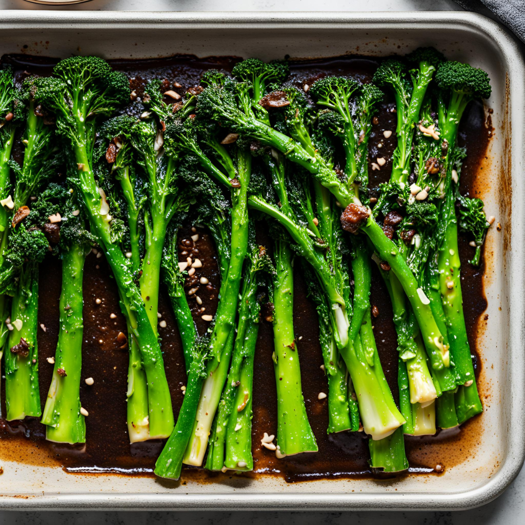 pan fried broccolini