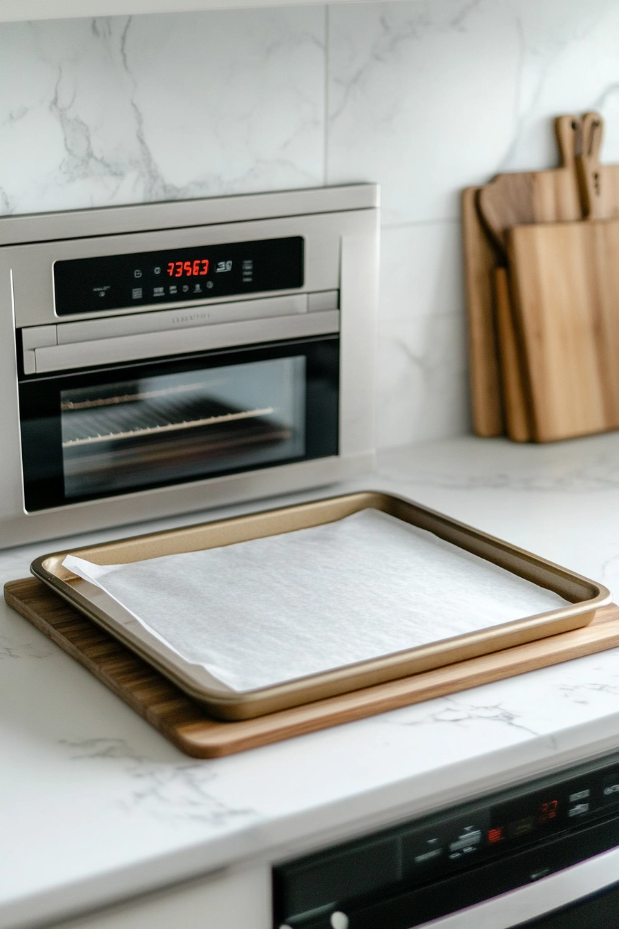 pre heat the oven on