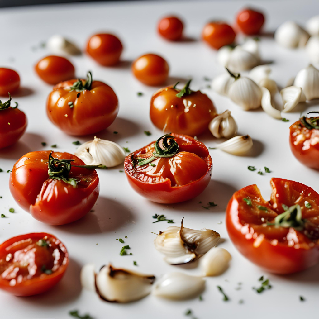 Roasted Tomatoes and Garlic