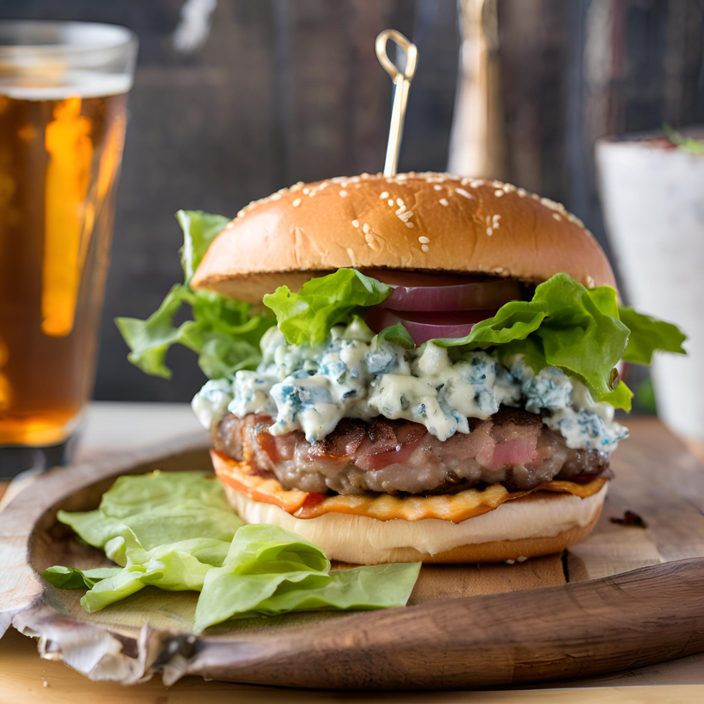 bacon blue cheese burger