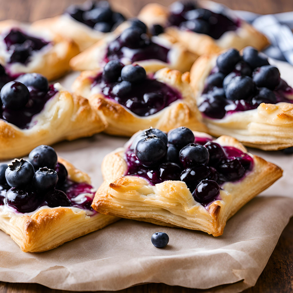 Blueberry Puff Pastries