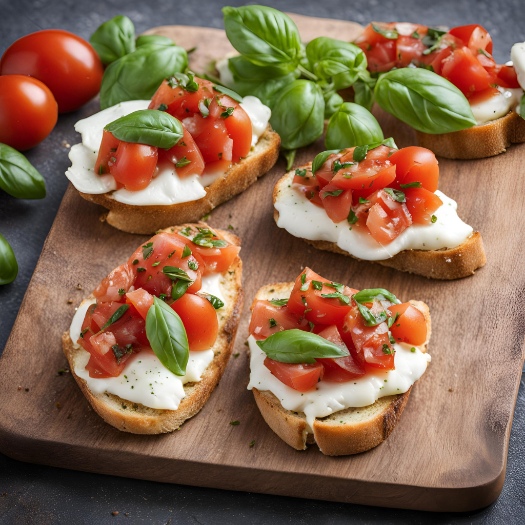 Bruschetta With Mozzarella