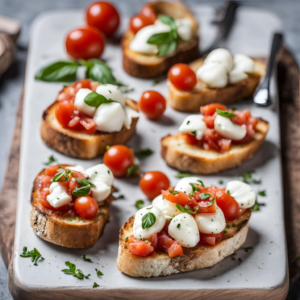 Bruschetta With Mozzarella