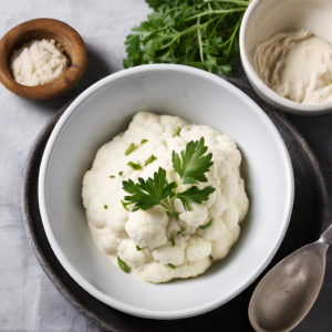 roasted cauliflower puree