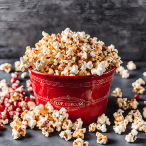 Candied popcorn