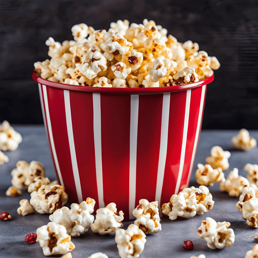 Candied popcorn