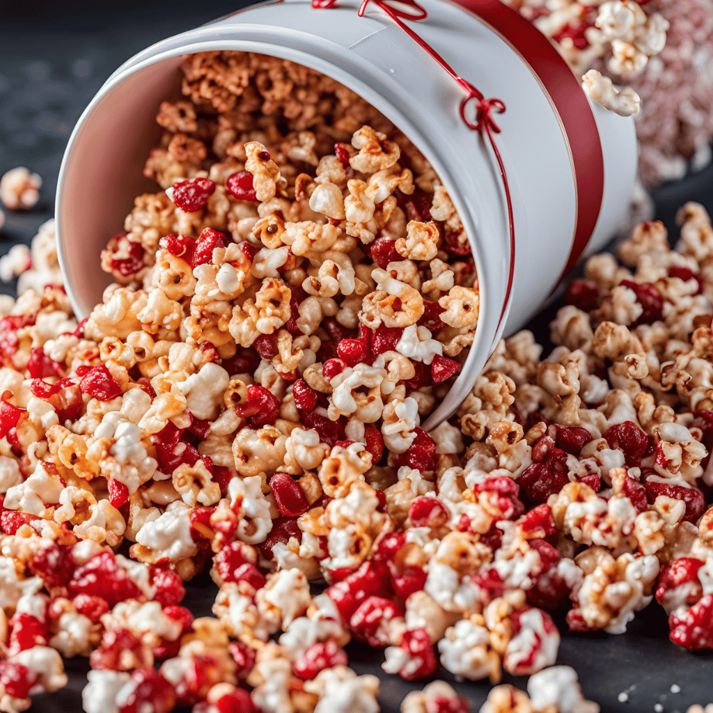 Candied popcorn