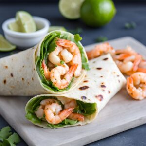 Cilantro Lime Shrimp Wraps Recipe