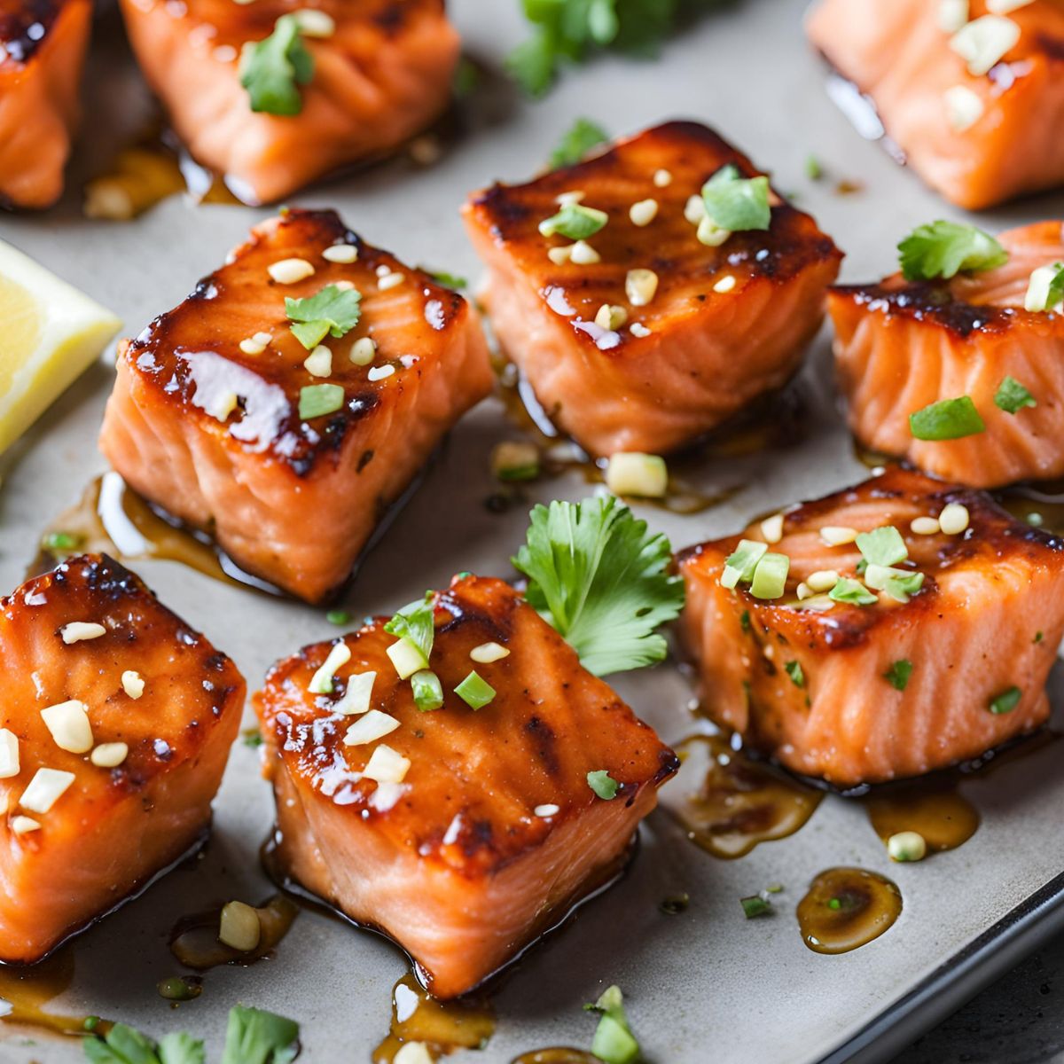 Honey Garlic Salmon Bites Recipe: Quick and Tasty! - The Fresh Man cook