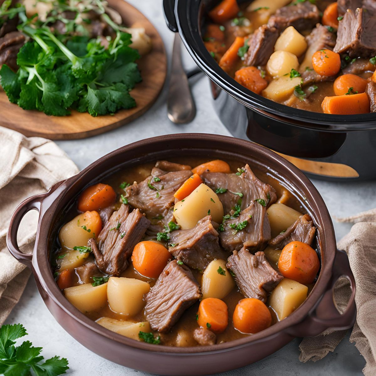 "Slow Cooker Lamb Hotpot Recipe: Cozy Comfort Food"