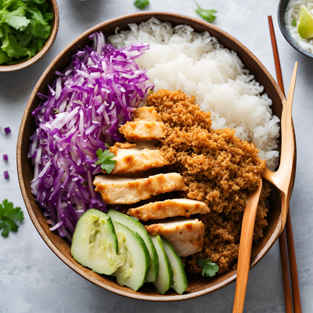 Chicken Katsu Rice Bowls Recipe: Simple and Delicious! - The Fresh Man cook