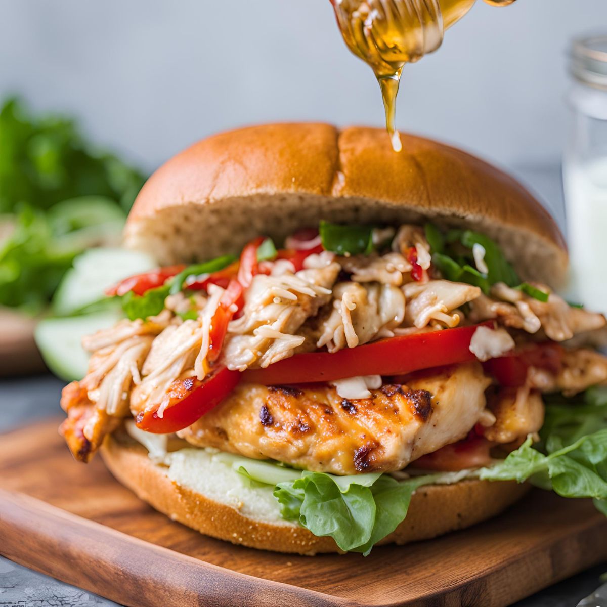 Honey Pepper Pimento Chicken Sandwich Recipe: Crowd-Pleasing Meal