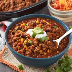 Ground Pork Chili Recipe