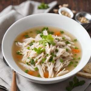 Shredded Chicken Soup Recipe