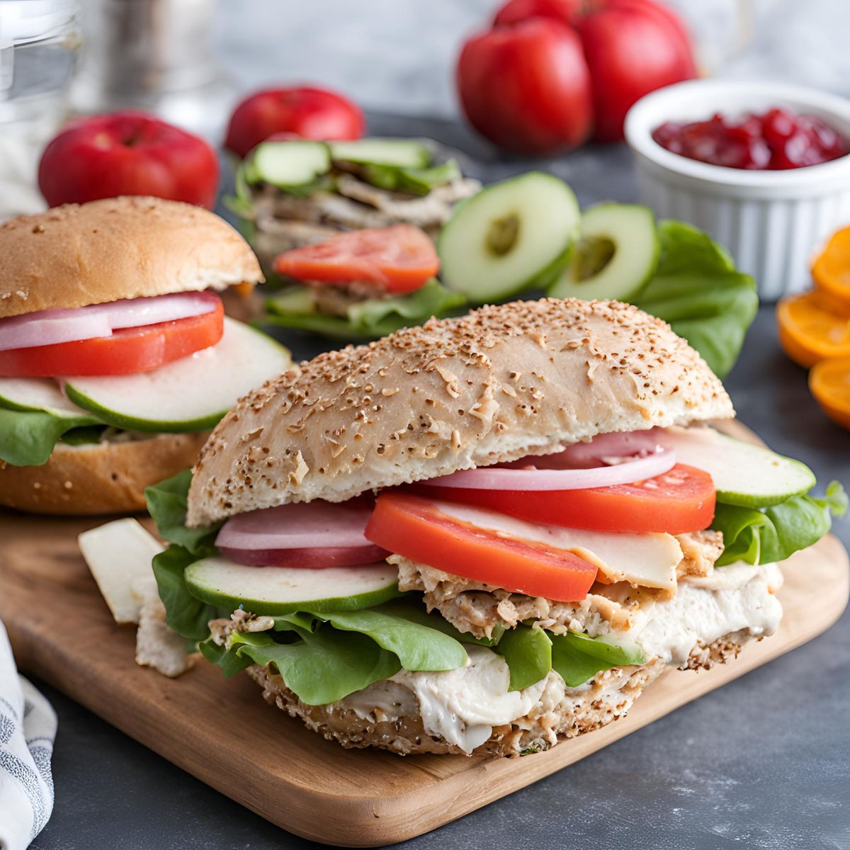 Turkey Bagel Sandwich Recipe: Perfect Lunch Delight!