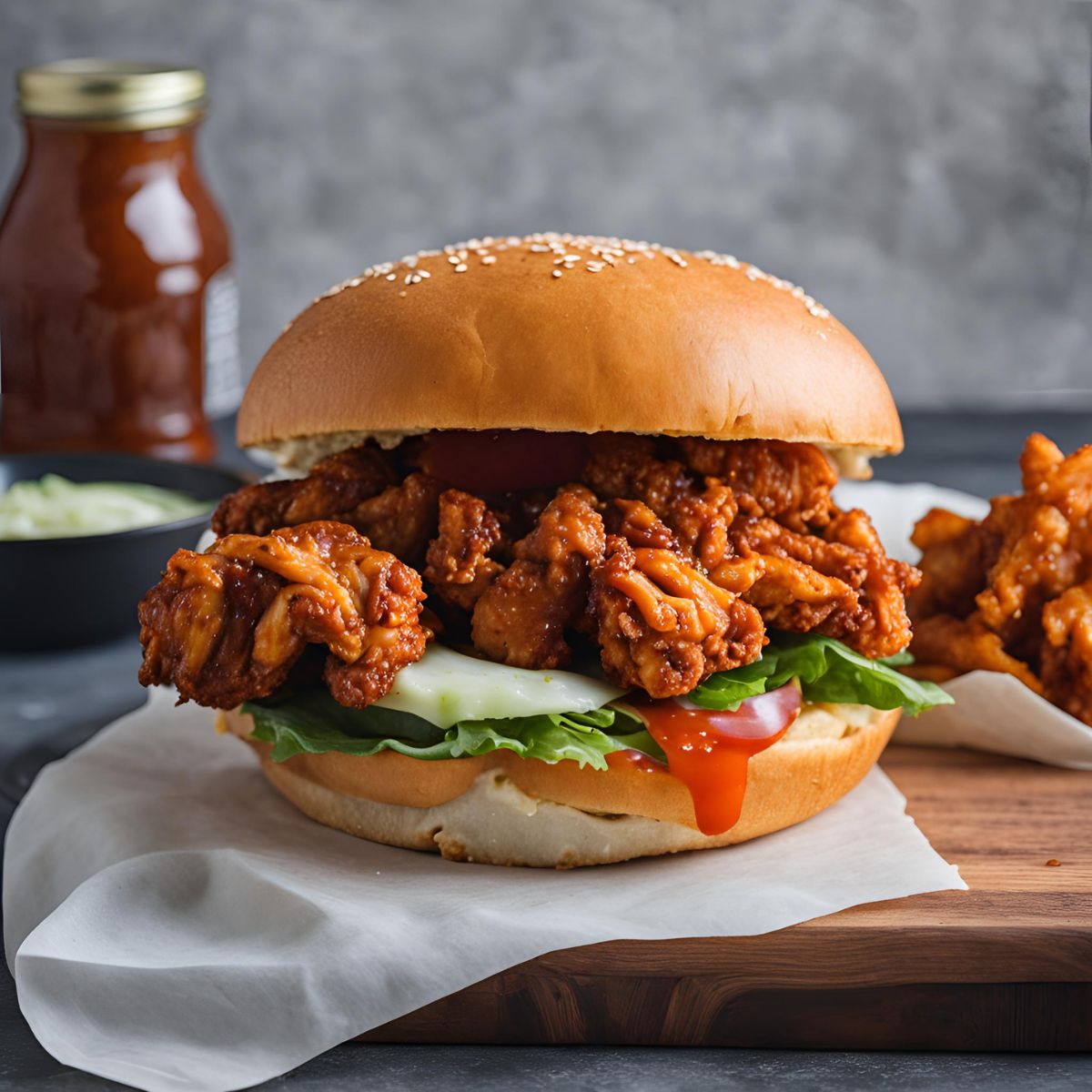 Korean Fried Chicken Sandwich Recipe: Flavorful Fusion Favorite!