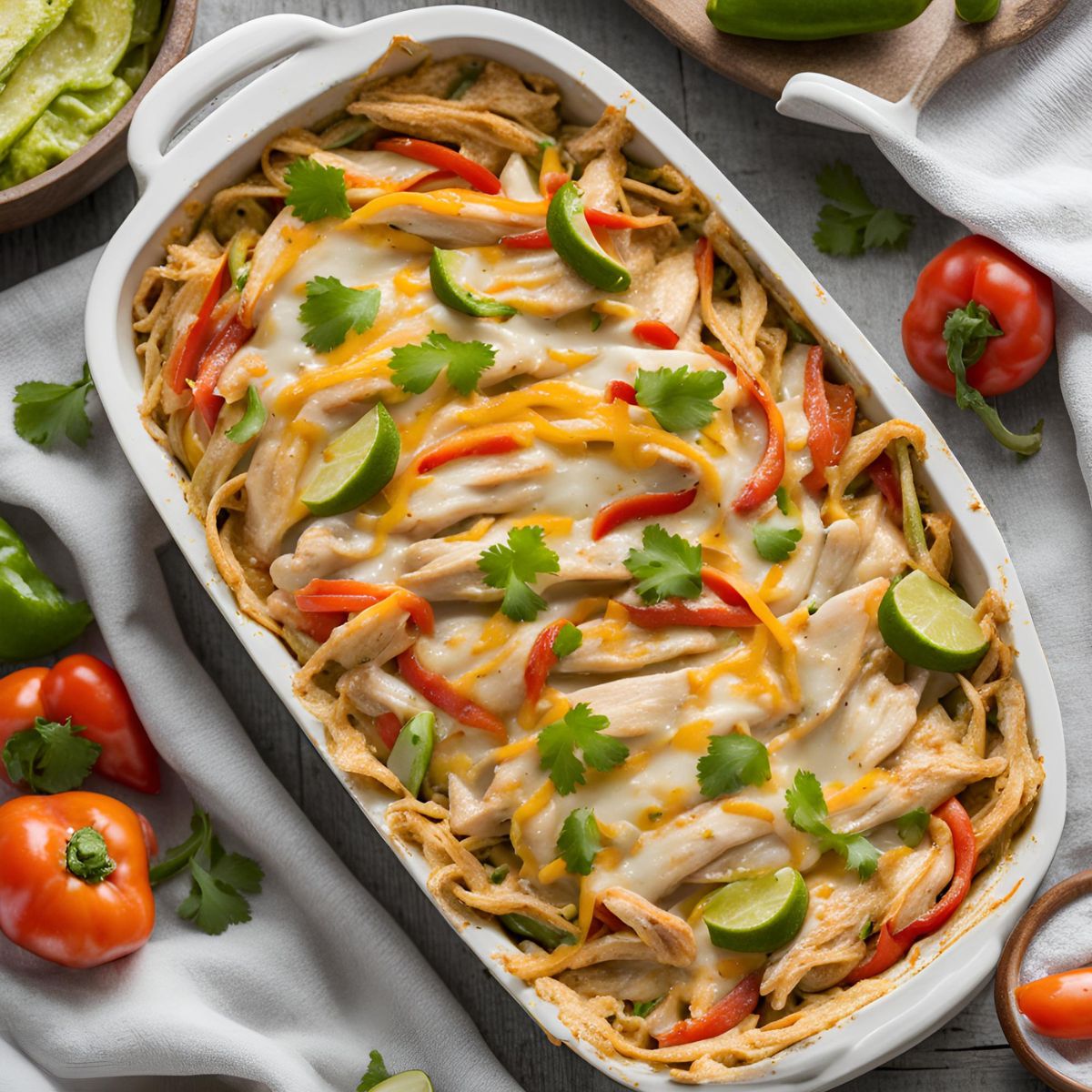 Chicken Fajita Casserole Recipe: Simple and Satisfying!