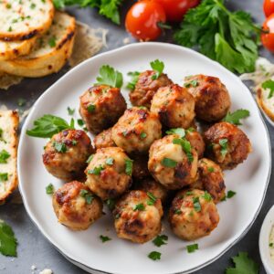 Greek Chicken Meatballs Recipe