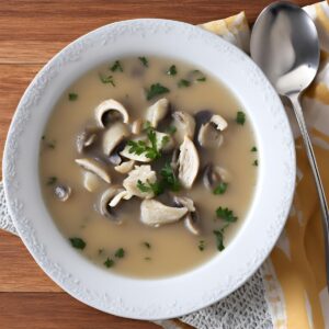 Chicken and Mushroom Soup Recipe