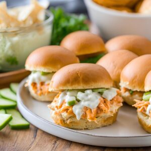 Buffalo Chicken Dip Sliders Recipe