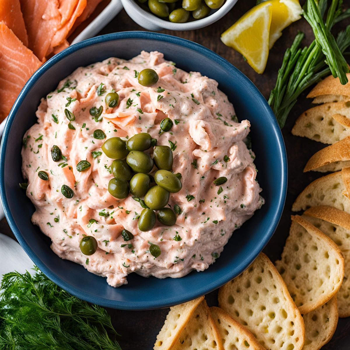 Smoked Salmon Dip with Capers Recipe: Perfect Party Appetizer!