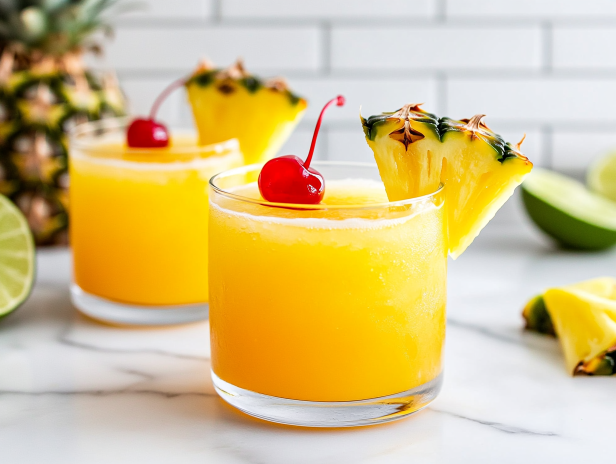 Drunken Monkey Rum Cocktail: Tropical Rum Refresher!