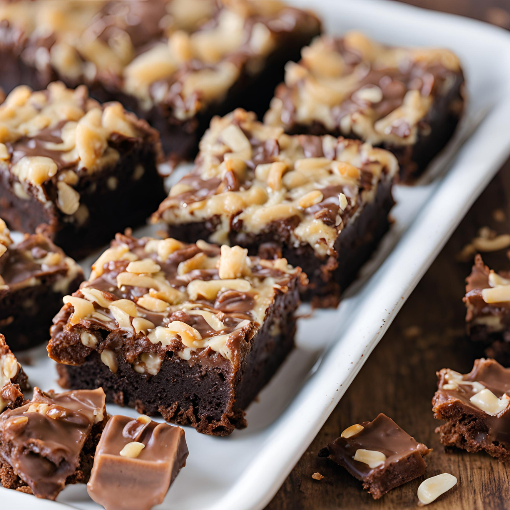 German Chocolate Brownies