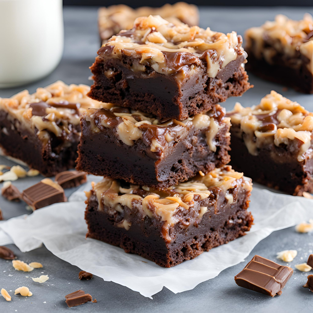 German Chocolate Brownies