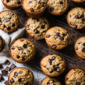 Oatmeal Banana Chocolate Chip Muffins