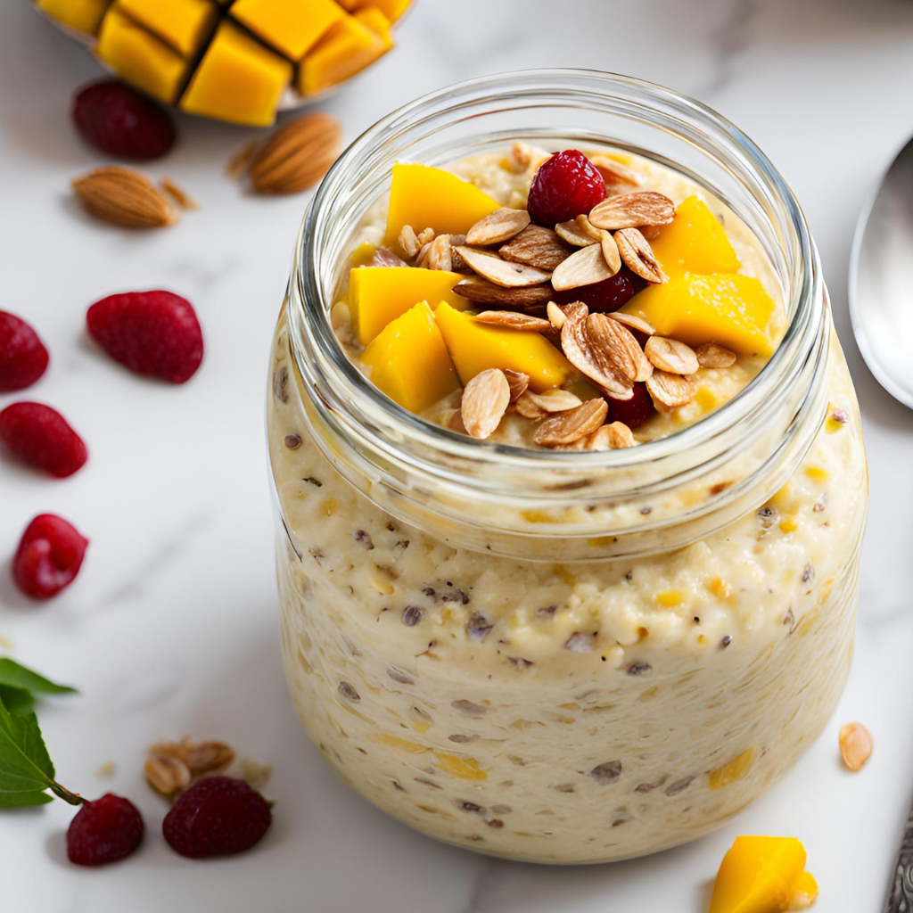 mango overnight oats