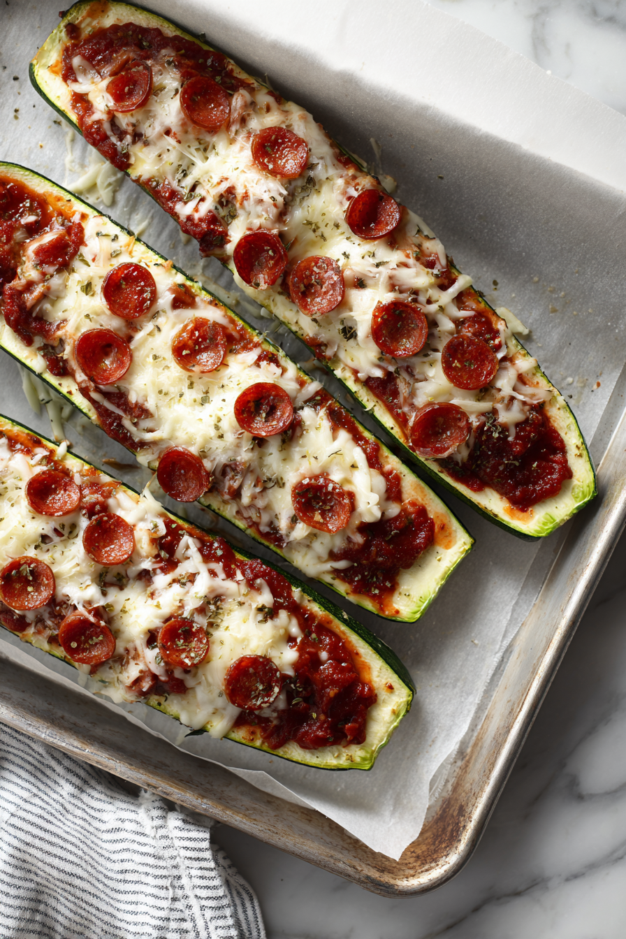 Sprinkle with mozzarella cheese and top with mini pepperoni slices