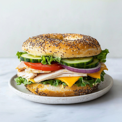 Turkey Bagel Sandwich Recipe