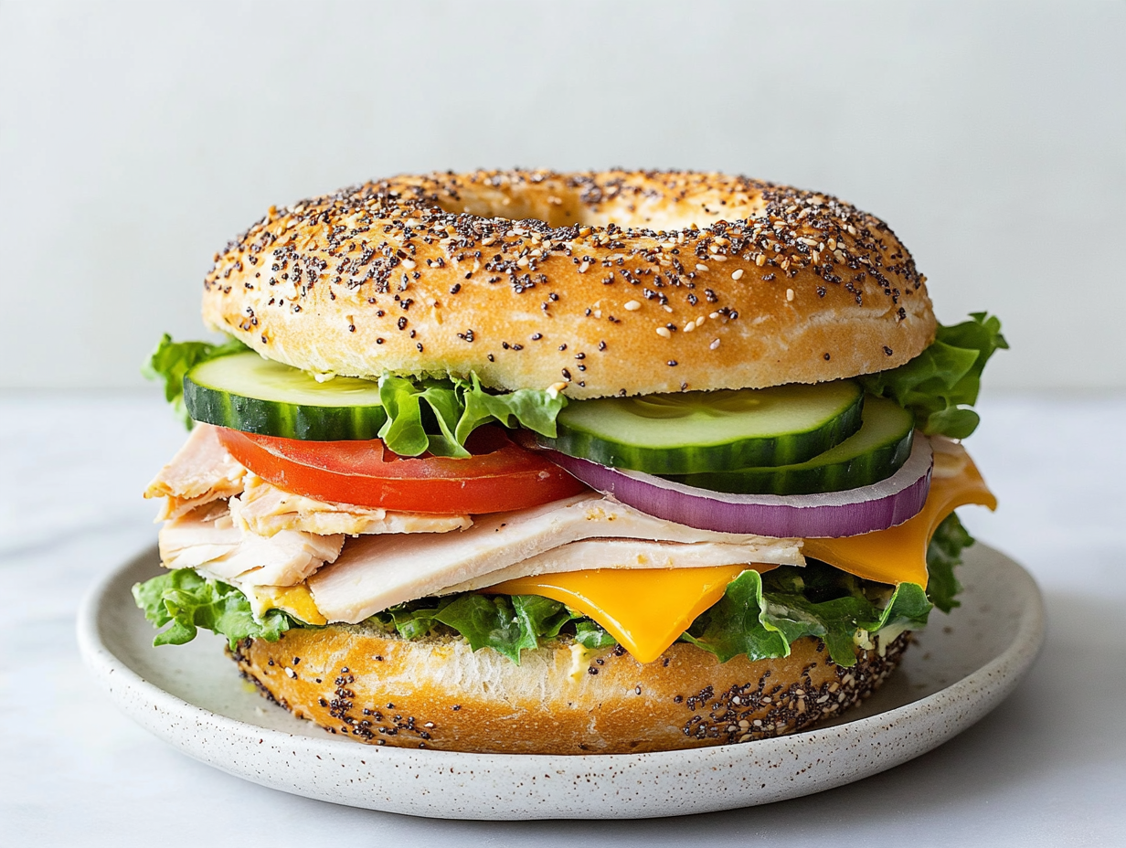 Turkey Bagel Sandwich Recipe