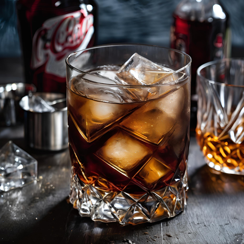 Whiskey and coke Cocktail 