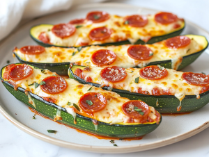 Zucchini Pizza Boats Recipe
