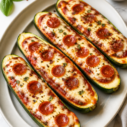 Zucchini Pizza Boats Recipe