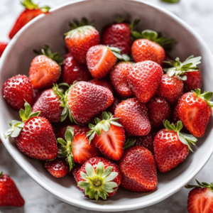 alcohol infused strawberries