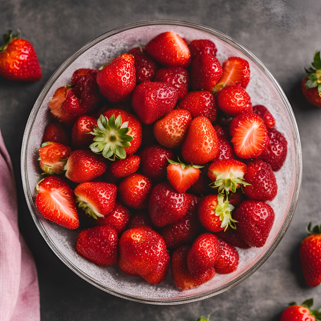 alcohol infused strawberries