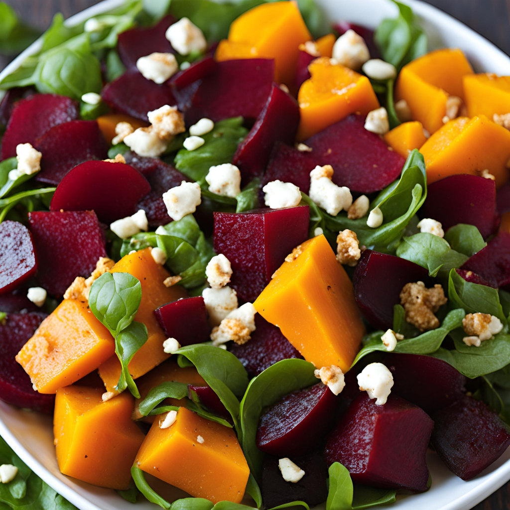 butternut squash beet salad