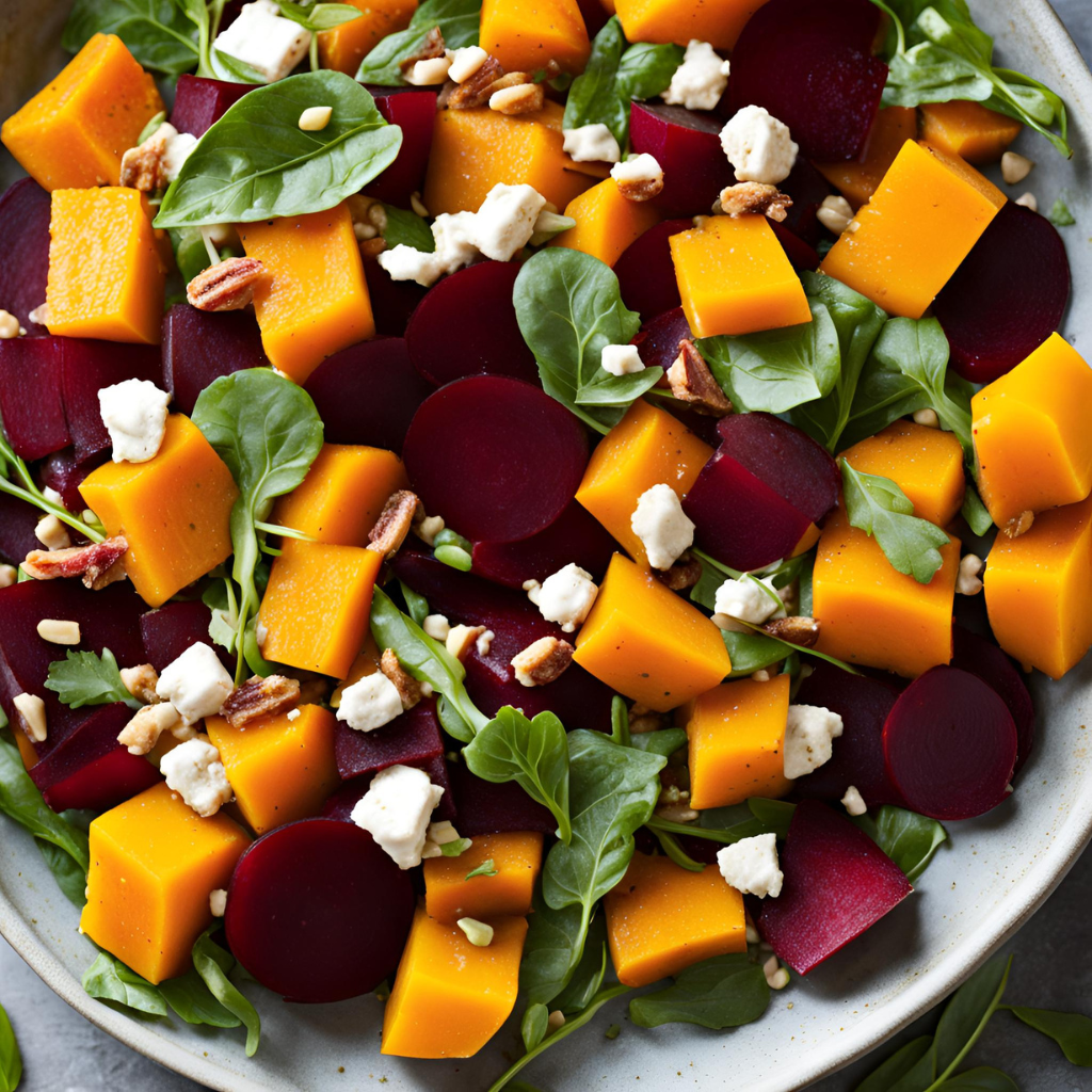 butternut squash beet salad