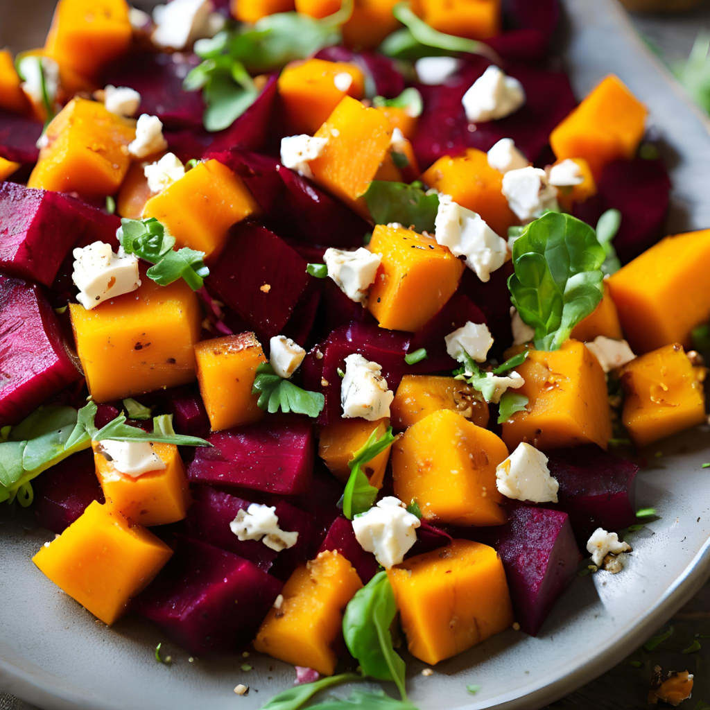 butternut squash beet salad 