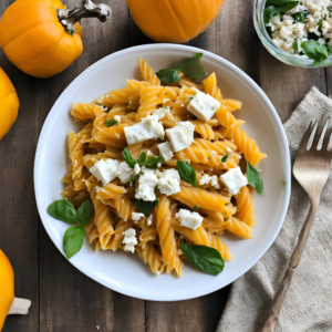 butternut squash feta pasta