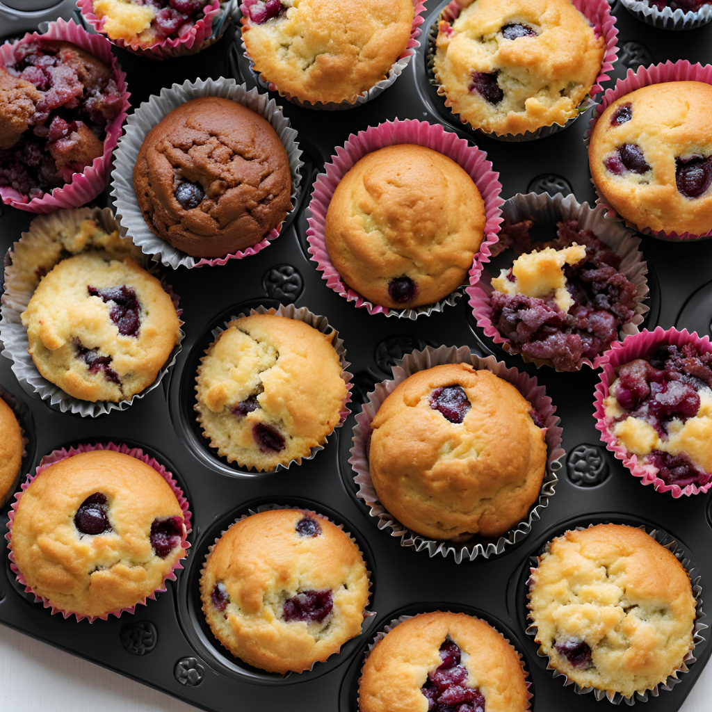 cake mix muffins