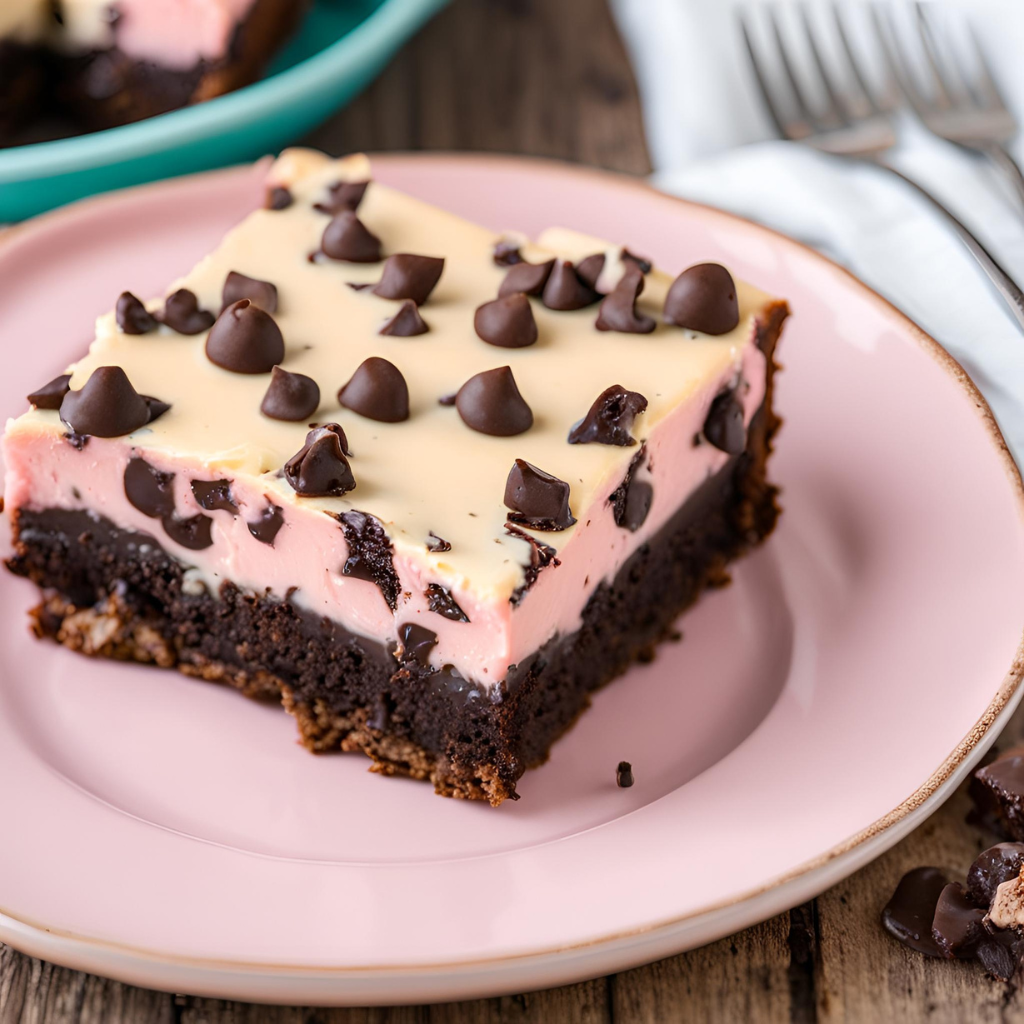 chocolate chip brownie cheesecake