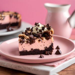 chocolate chip brownie cheesecake