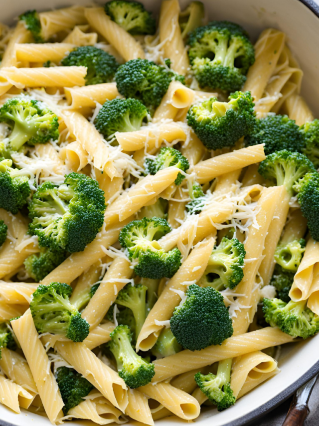 one pot broccoli cheese pasta