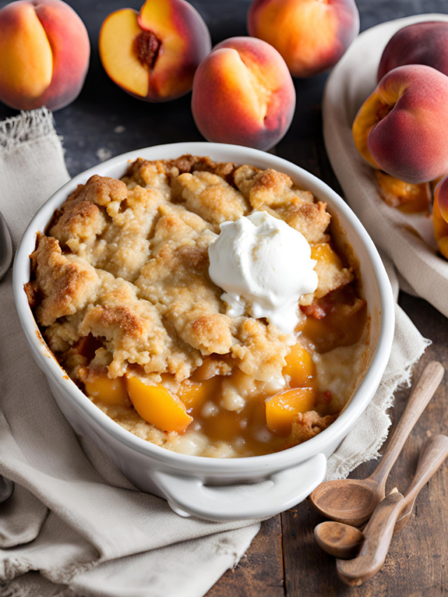 peach cobbler recipe with oats