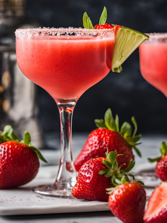 strawberry daiquiri with vodka